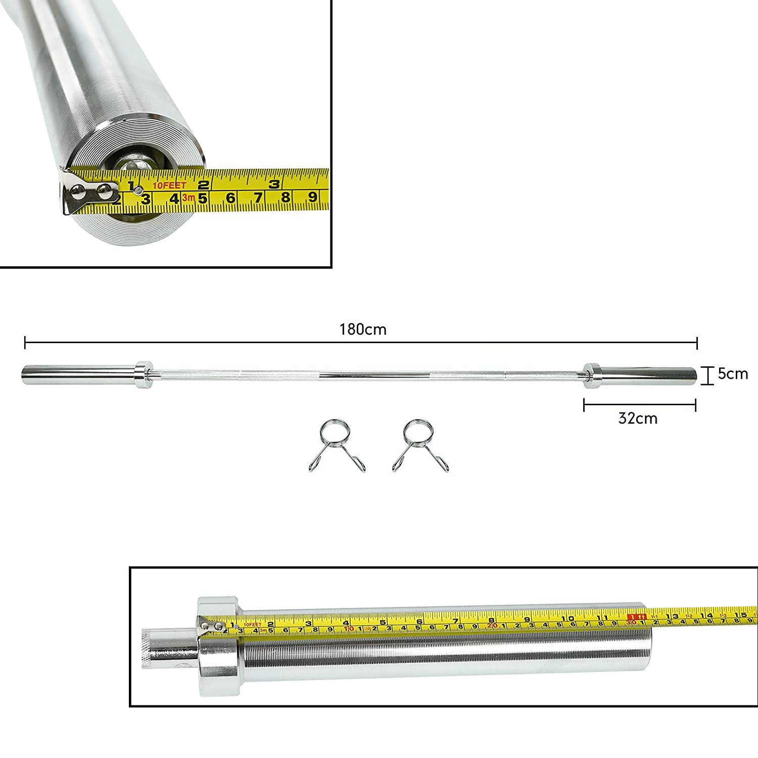 custom-6ft-standard-barbell product image 1