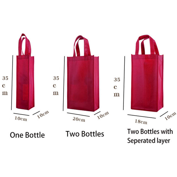 Custom Wine Gift Tote - 2 Bottle