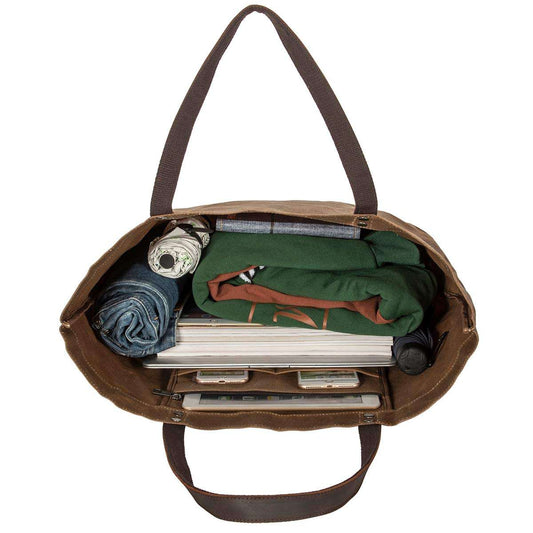 custom-waxed-canvas-waterproof-tote product image 1
